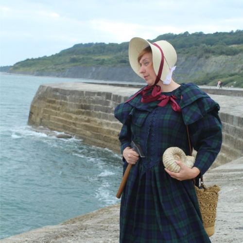 image of fossil hunter Mary Anning